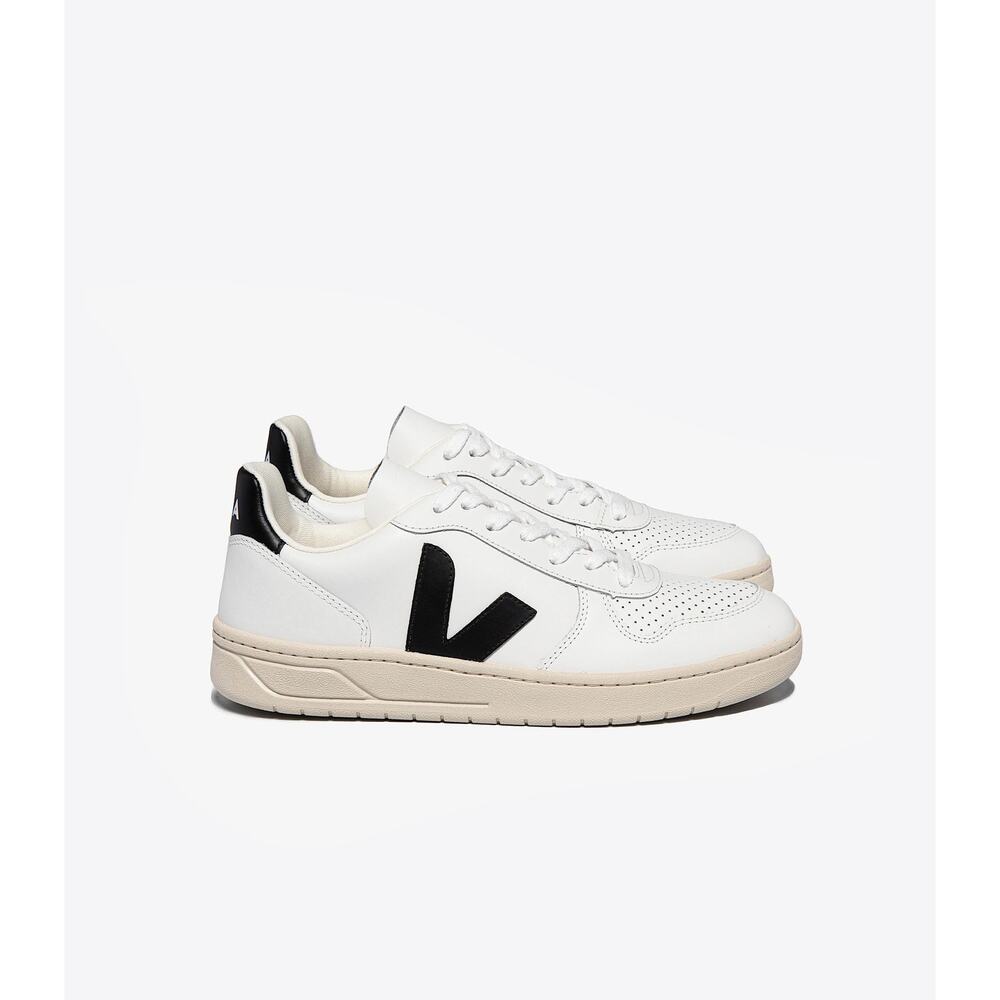 Veja V-10 Leather Black White Sneaker 40 / 9
